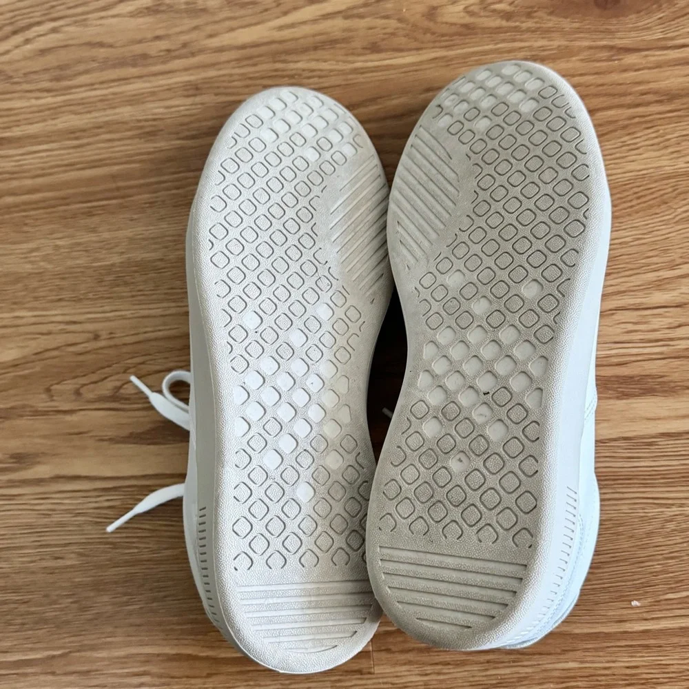 EVERLANE The ReLeather Court Sneaker White Size 9